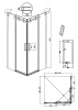 Душевой уголок Grossman Classic 300.K33.04.9090.21.10 90х90 стекло тонированное профиль черный без поддона